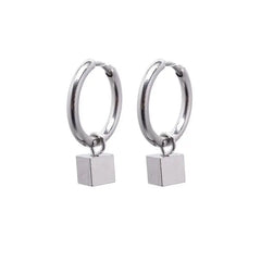 Square Cube Earrings ArtsKoreanMan