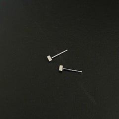 Square Metal Ear Studs ArtsKoreanMan