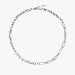 Square Stitching Cuban Chain Necklace ArtsKoreanMan