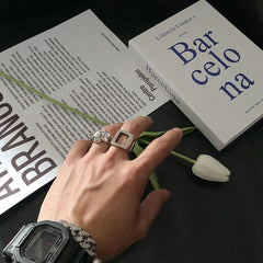 Square Hollow Ring ArtsKoreanMan