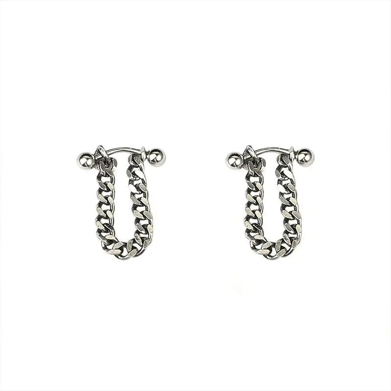 Sterling Chain Earrings ArtsKoreanMan