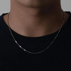 Sterling Silver Basic Chain Necklace ArtsKoreanMan