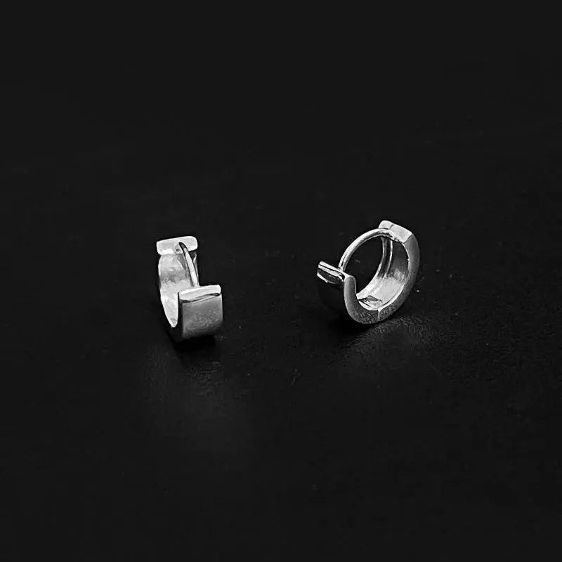 Sterling Silver Hoop Earrings ArtsKoreanMan