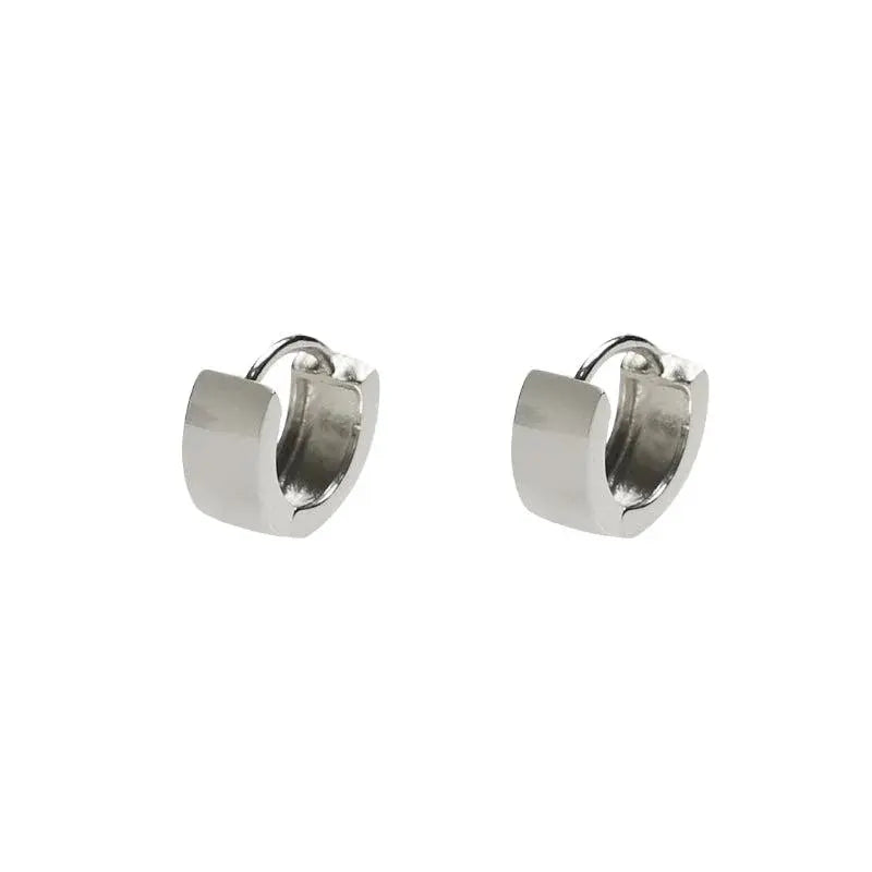 Sterling Silver Hoop Earrings ArtsKoreanMan