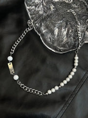 Stitching Pearl Necklace ArtsKoreanMan