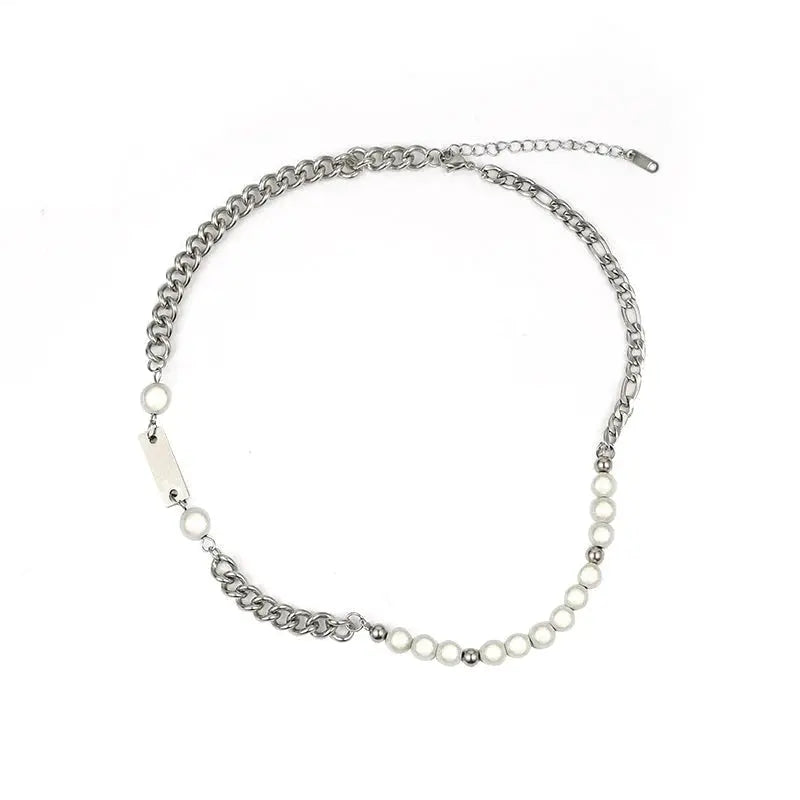 Stitching Pearl Necklace ArtsKoreanMan