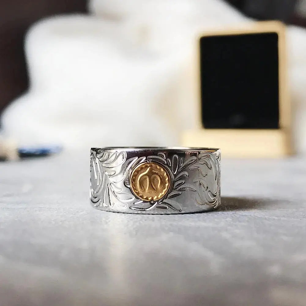 Sun Bird Titanium Ring ArtsKoreanMan