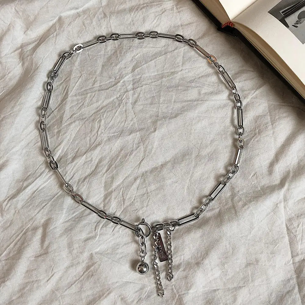 Tassel Round Bead Necklace ArtsKoreanMan