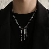 Tassel Round Bead Necklace ArtsKoreanMan