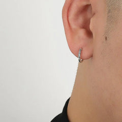 Textured Hoop Earrings ArtsKoreanMan