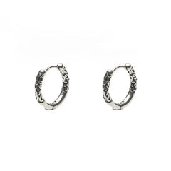 Textured Hoop Earrings ArtsKoreanMan