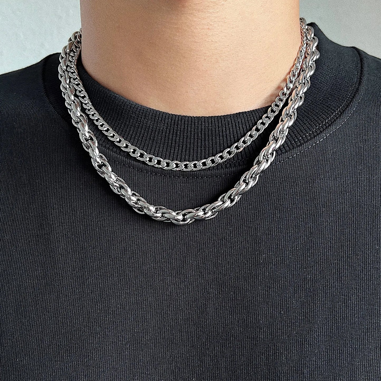 Thick Cuban Chain Choker ArtsKoreanMan