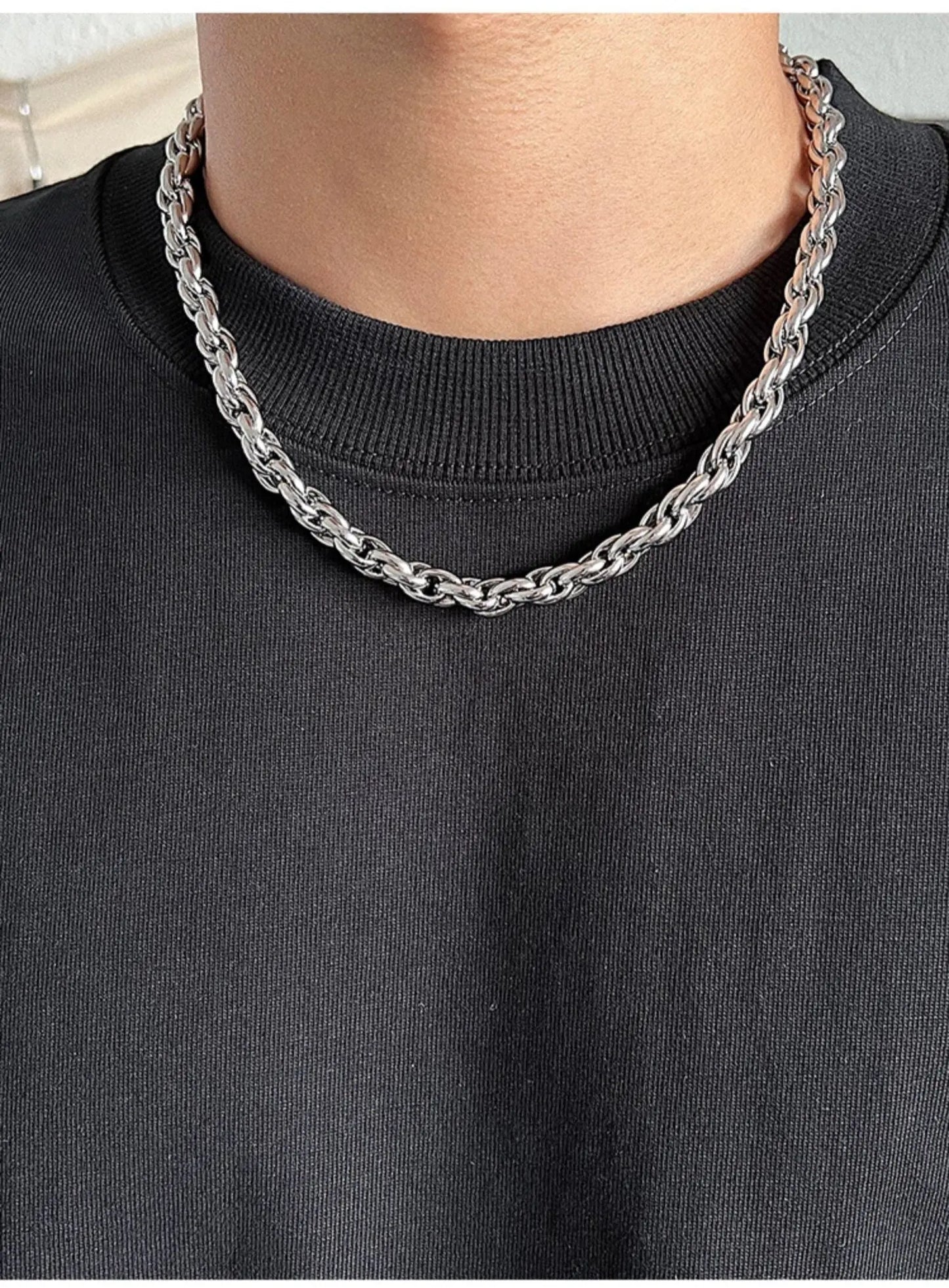 Thick Cuban Chain Choker ArtsKoreanMan