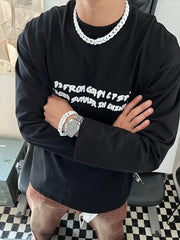 Three-Dimensional Buckle Cuban Bracelet ArtsKoreanMan