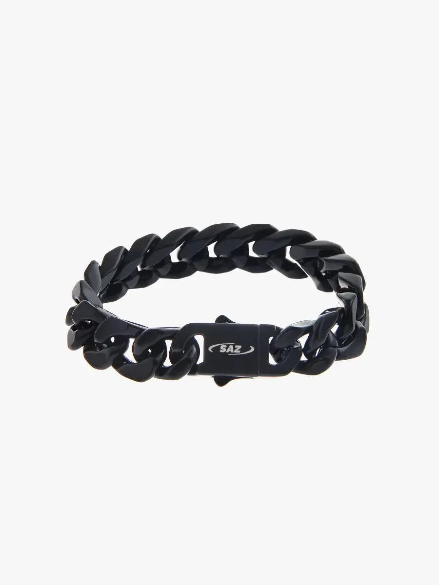 Three-Dimensional Buckle Cuban Bracelet ArtsKoreanMan