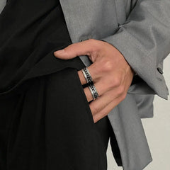 Titanium Steel Index Ring ArtsKoreanMan
