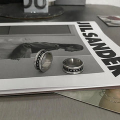 Titanium Steel Index Ring ArtsKoreanMan