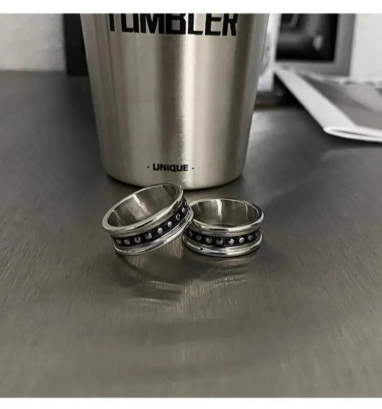 Titanium Steel Index Ring ArtsKoreanMan