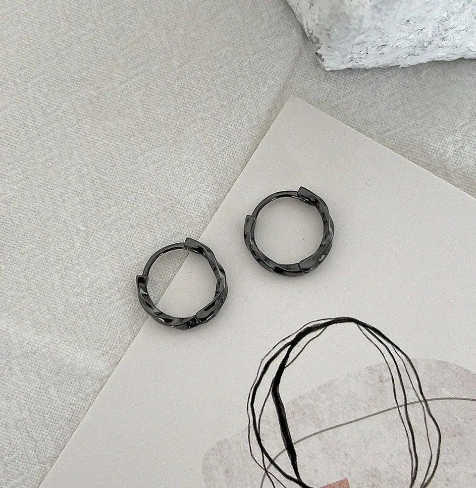 Twist Spiral Earrings ArtsKoreanMan