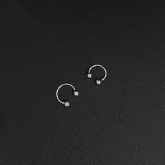 U-Shaped Bead Earrings ArtsKoreanMan