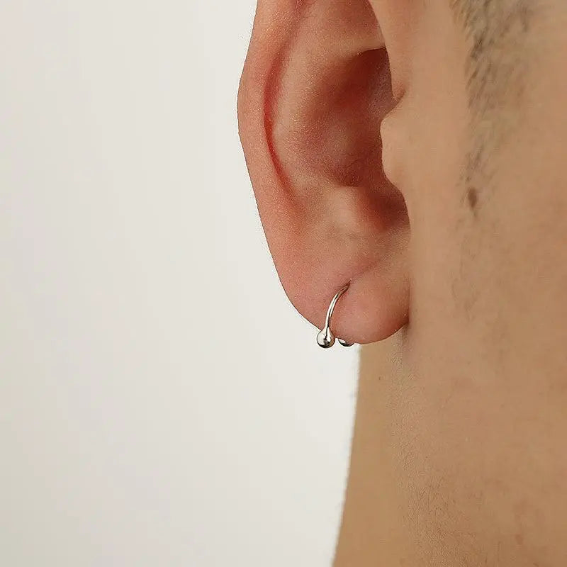 U-Shaped Bead Earrings ArtsKoreanMan
