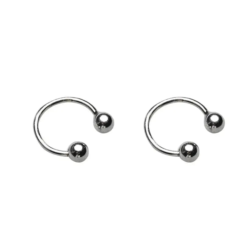 U-Shaped Bead Earrings ArtsKoreanMan