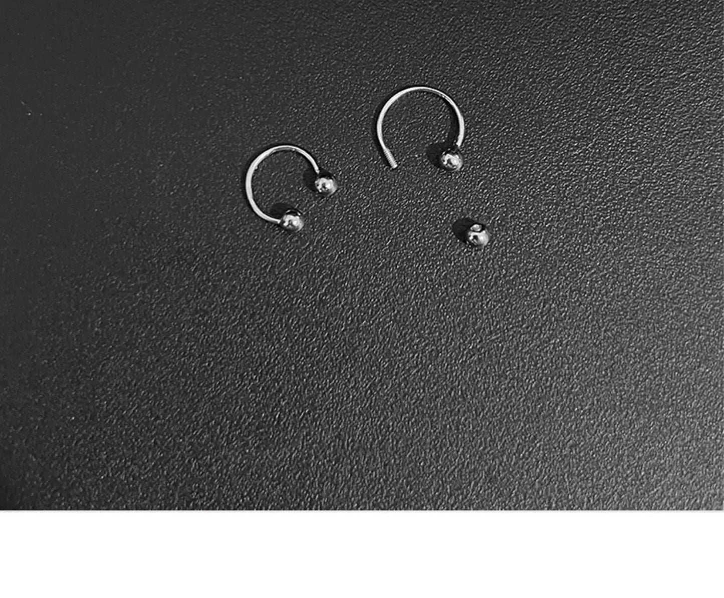 U-Shaped Bead Earrings ArtsKoreanMan