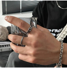 Vintage Pattern Cutout Ring ArtsKoreanMan