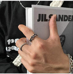 Vintage Pattern Cutout Ring ArtsKoreanMan