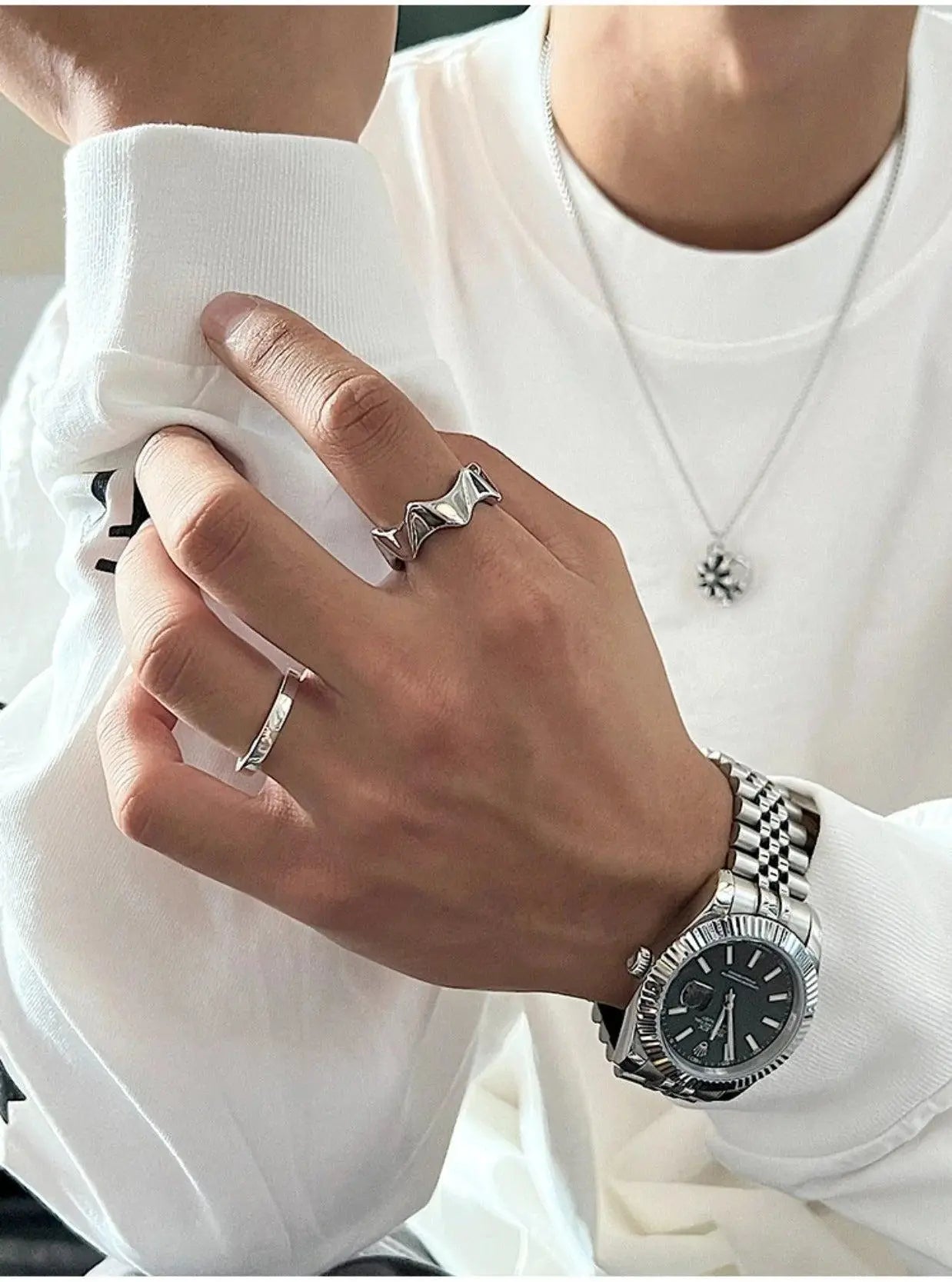 Wave Arc Ring ArtsKoreanMan