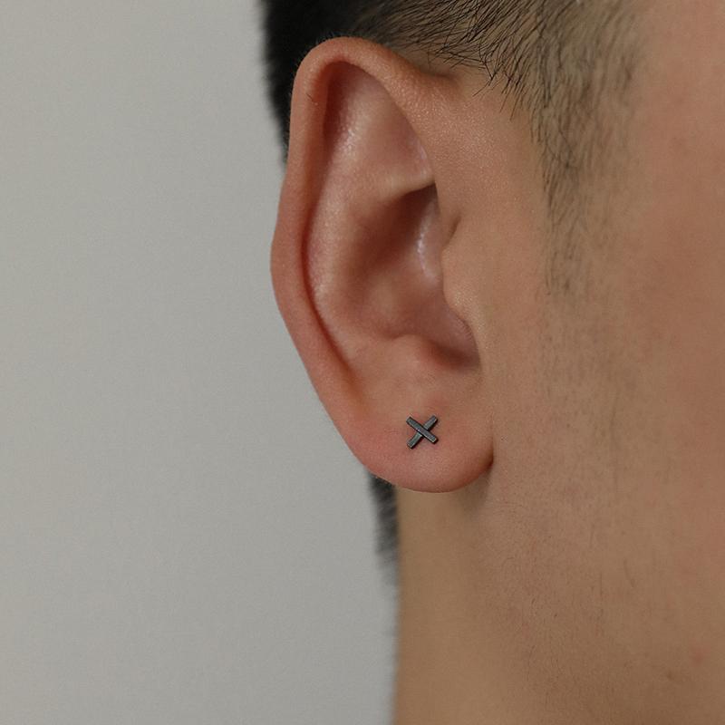 "X" Shaped Earrings ArtsKoreanMan