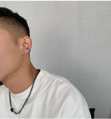 X-Shaped Earrings ArtsKoreanMan