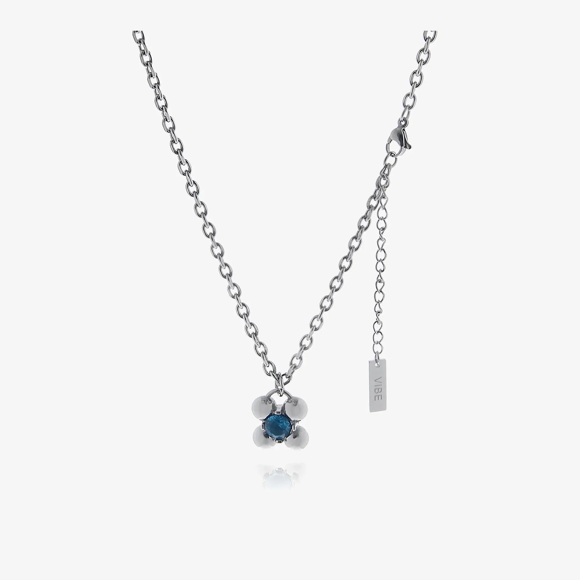 Zircon Flower Pendant Necklace ArtsKoreanMan