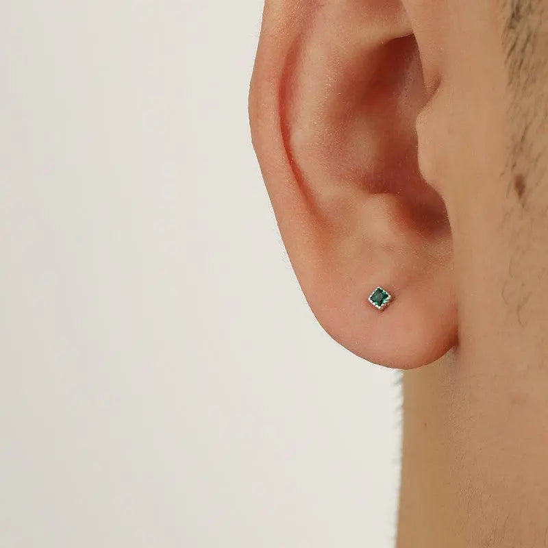 Zircon Stud Earrings ArtsKoreanMan