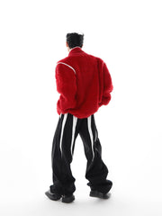 【NEW ARRIVALS】Mink Faux Weighted Knit Sweater ArtsKoreanMan