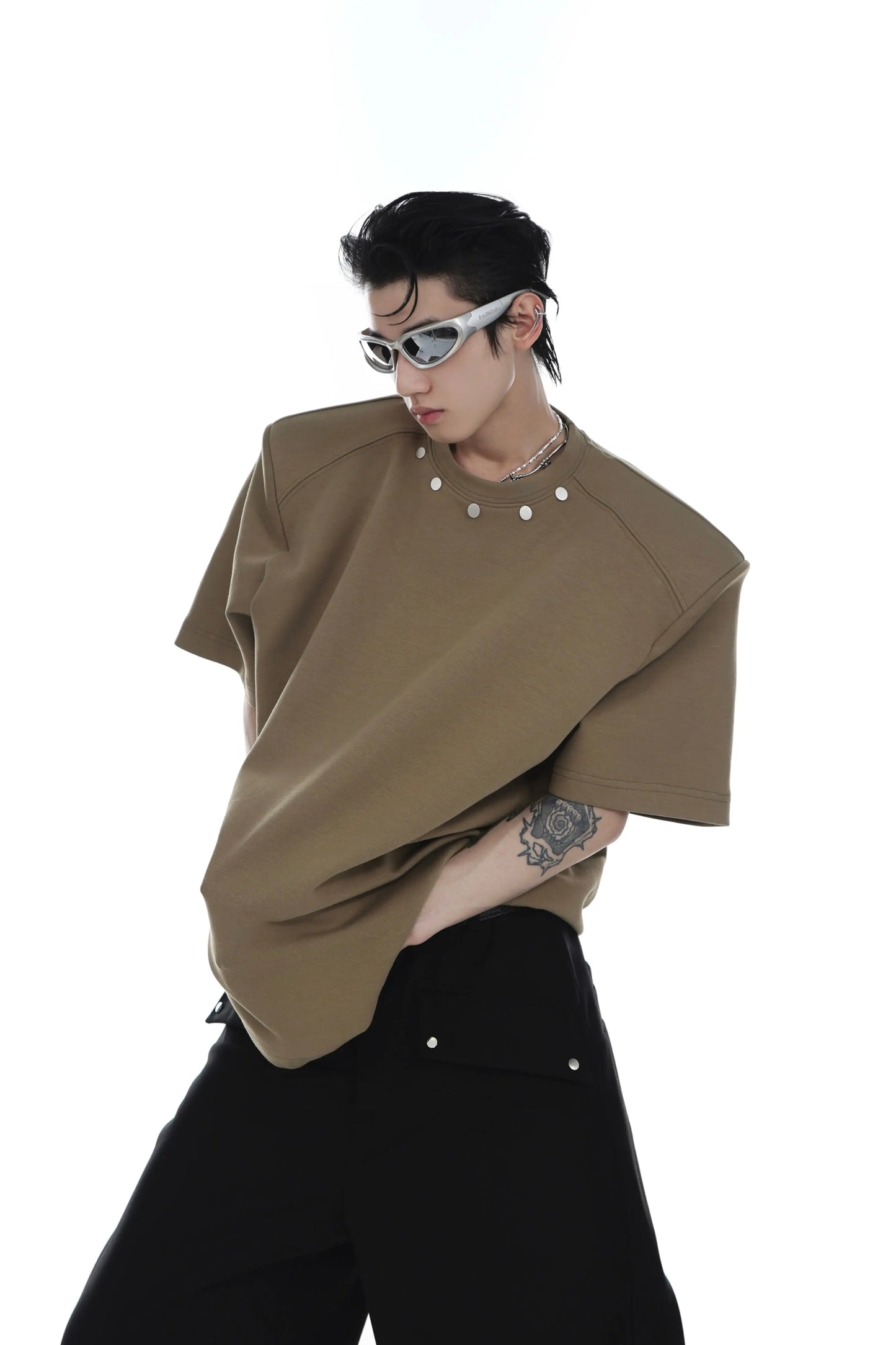 【23s Mar.】Small Round Neck padded Shirt ArtsKoreanMan