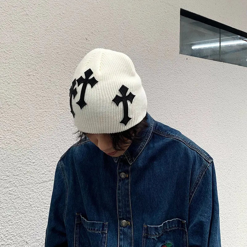 Cross Wool Hat ArtsKoreanMan