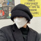 Simple Warm Knitted Hat ArtsKoreanMan