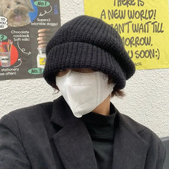 Simple Warm Knitted Hat ArtsKoreanMan
