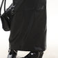 【23s December.】Retro PU Leather Slit Skirt