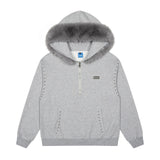 【25s Sep.】Slouchy Fur Collar Cardigan Hoodie