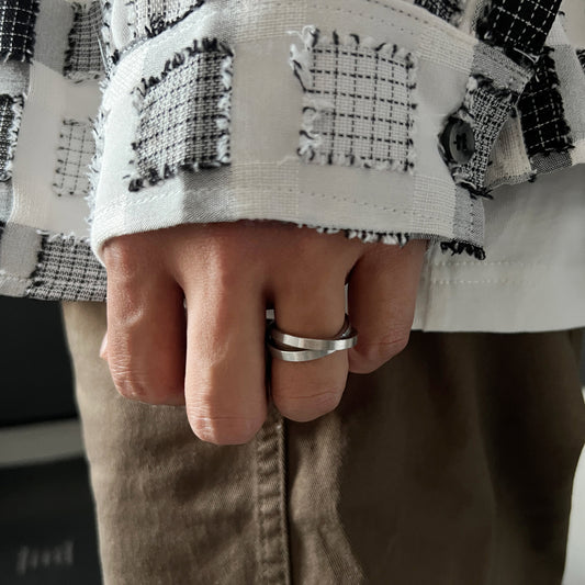 Simple Titanium Steel Ring