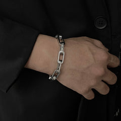 Square Buckle Titanium Steel Bracelet