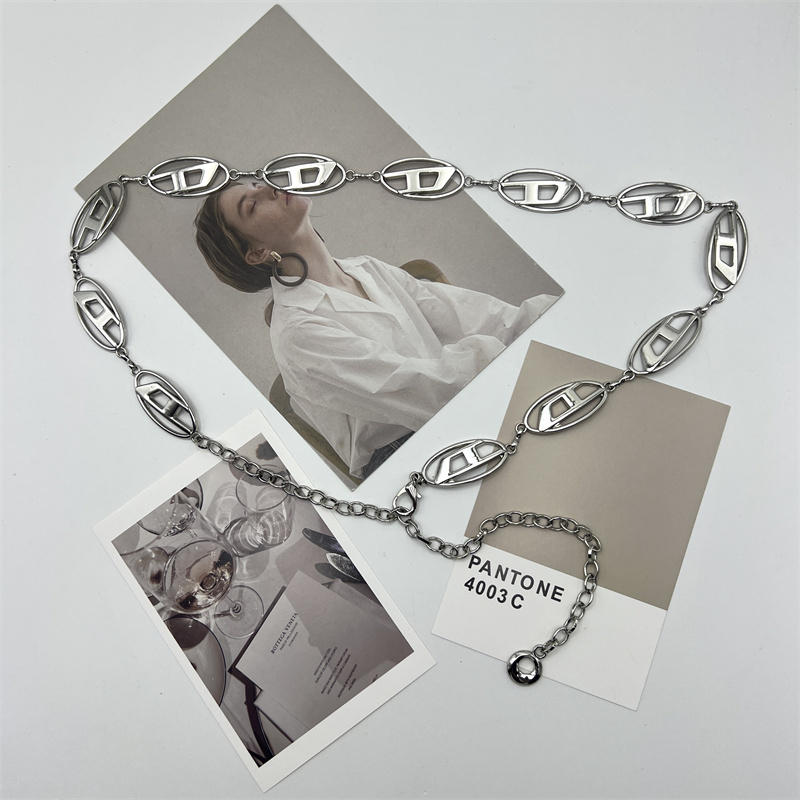 Vintage Silver Metal Waist Chain ArtsKoreanMan