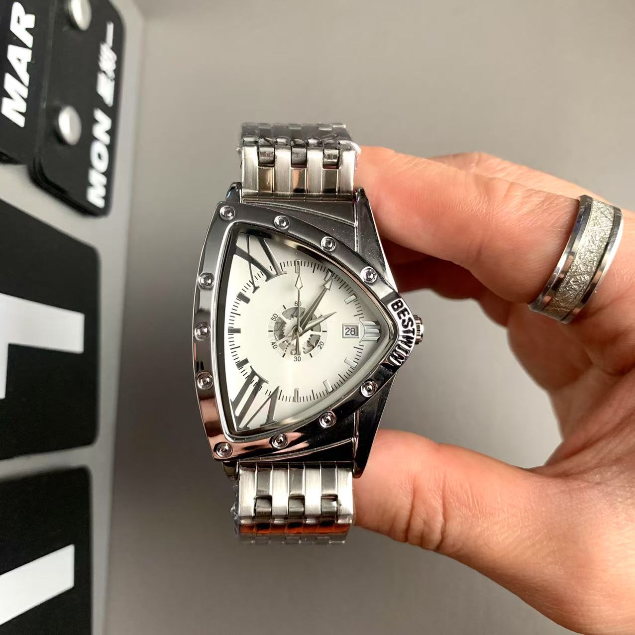 Wormhole Concept Triangle Watch Bracelet