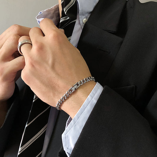 Hip-hop Cuban High-end Simple Bracelet