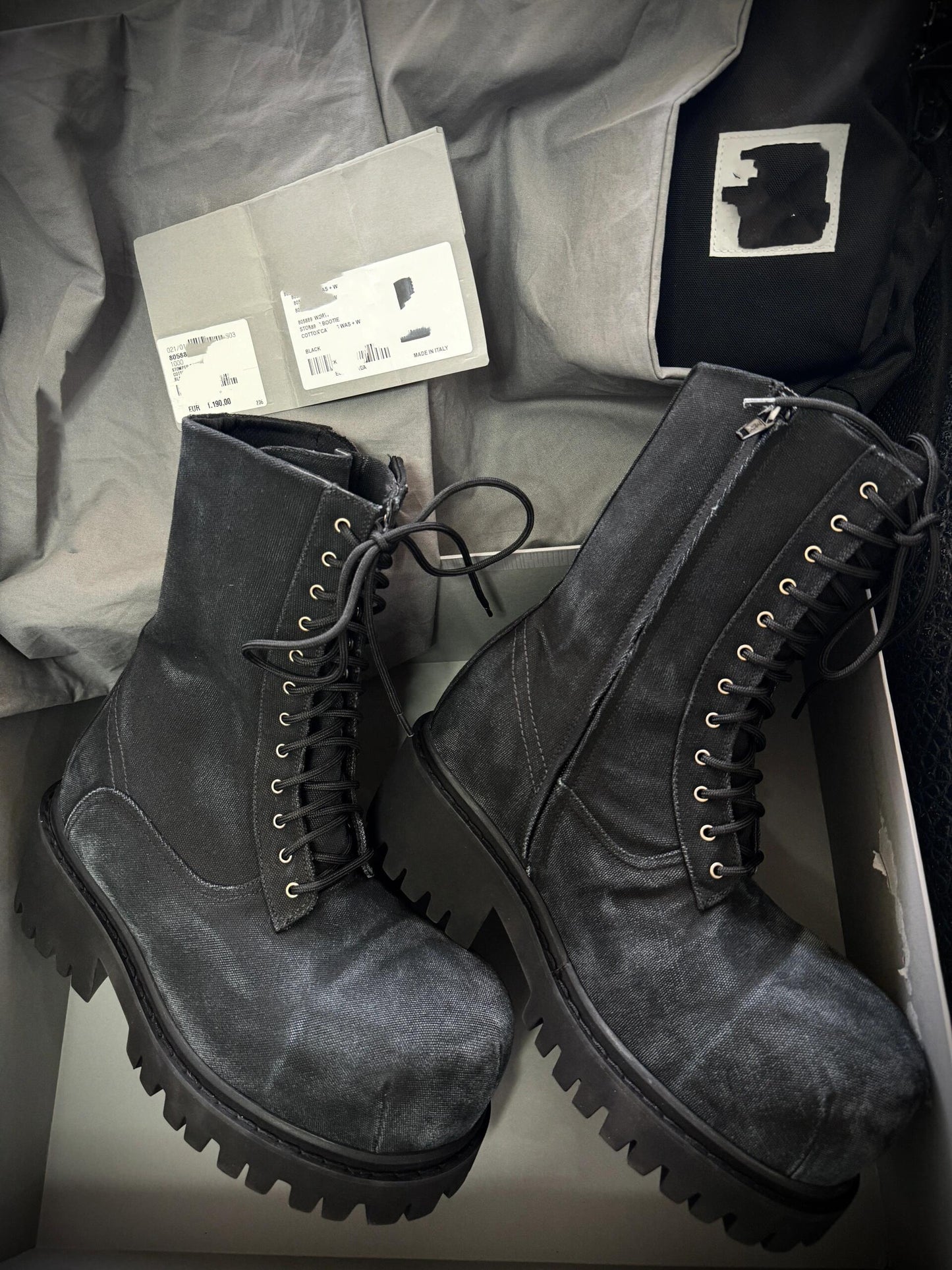 Retro Dark Knight Big Toe Martin Boots