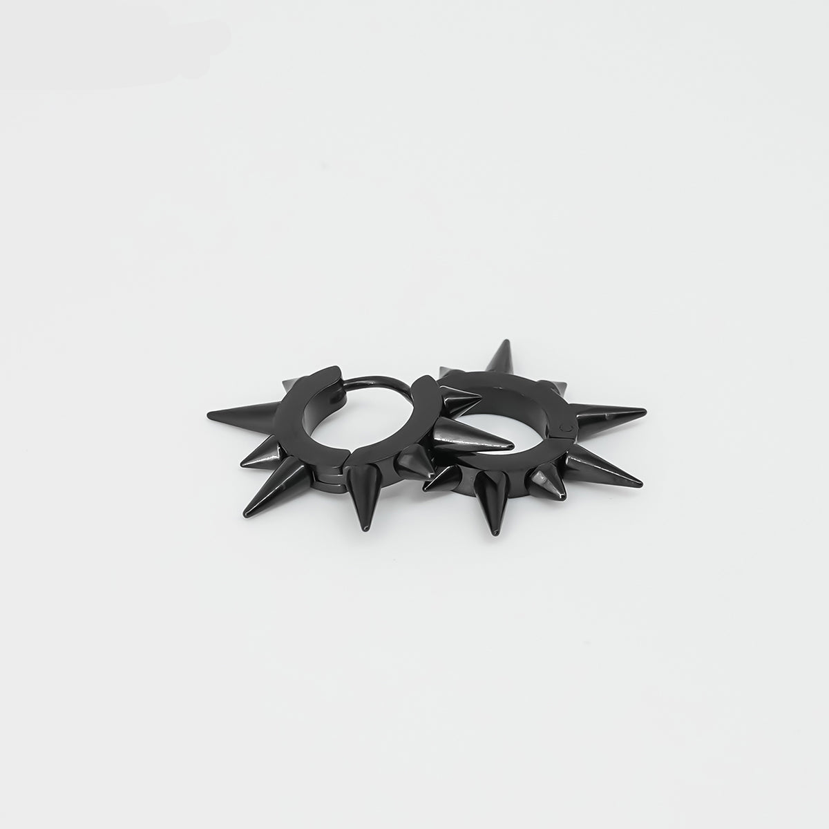 Punk Thorn Titanium Earrings