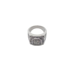 Titanium Steel Full Diamond Inlaid Hip Hop Ring ArtsKoreanMan