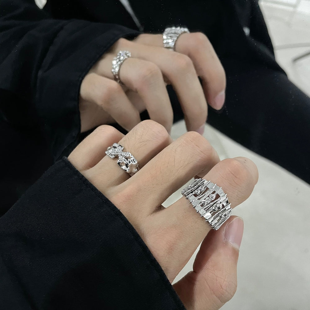 Minimalist Neutral Style Personalized Ring ArtsKoreanMan